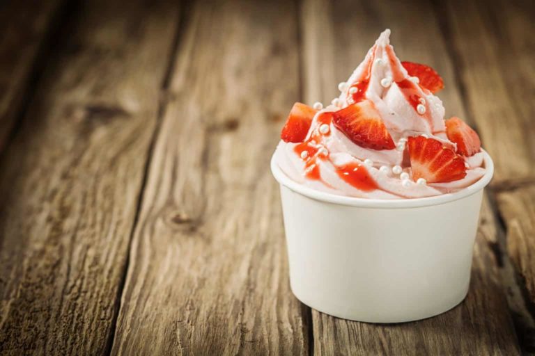 Animation glacée : stand frozen yogurt