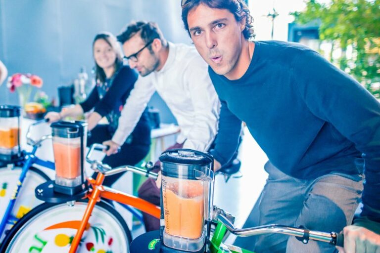Projets Animations commerciales jeux olympiques Vélo smoothies
