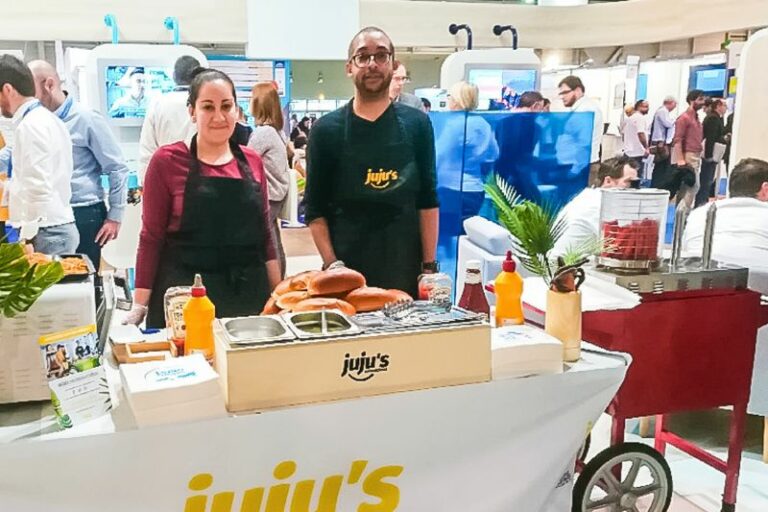 animation hot dogs en salon professionnel