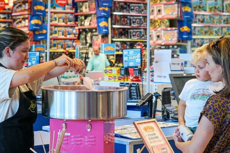 animation originale en magasin de jouet