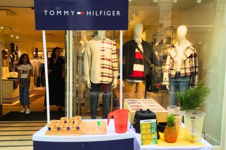 Campagne Street Marketing Tommy Hilfiger