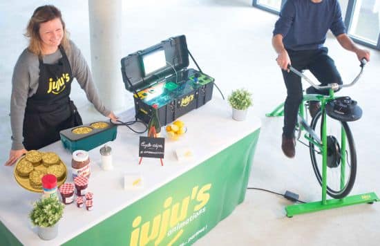 Animation commerciale - JUJU'S Activations - Cyclo crêpes